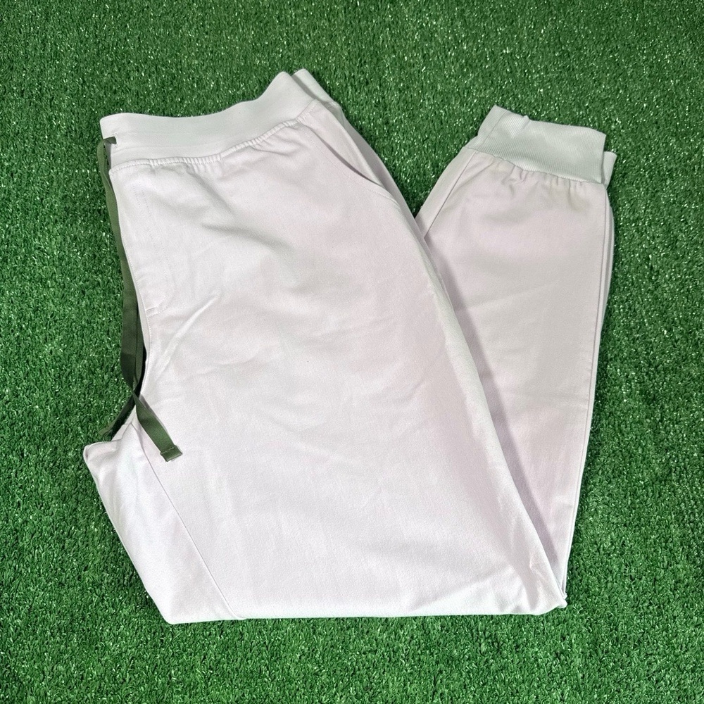 NWT FIGS ZAMORA Jogger Ribbed Cuff Light Lavender 1000208 Pants Size Extra Large